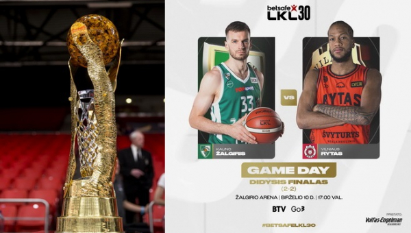 Lemiamas LKL finalo mačas: „Žalgiris“ - „Rytas“ (Tiesiogiai)