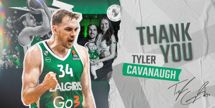 Oficialu: „Žalgiris“ atsisveikina su T. Cavanaugh (VIDEO)