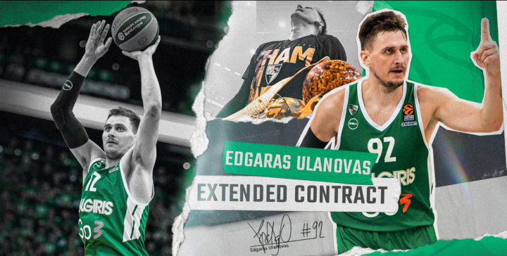 „Žalgiris“ įteikė E. Ulanovui naują ilgalaikę sutartį