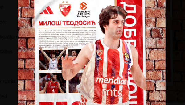 M. Teodosičius karjerą tęs „Crvena Zvezda“ ekipoje
