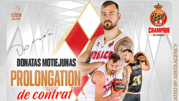 Oficialu: D. Motiejūnas pratęsė sutartį su „Monaco“ klubu