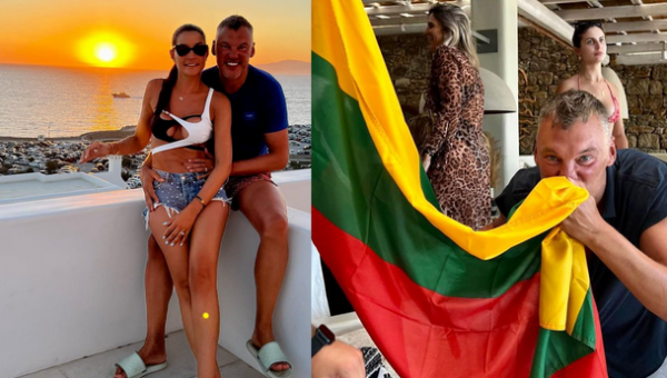 Šaras Mykonos saloje rodo meilę Lietuvai: „Atstovauju savo spalvas!“ (FOTO)