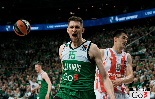 Tik ketvirtajame kėlinyje prabudęs „Žalgiris“ palaužė „Crvena Zvezda“