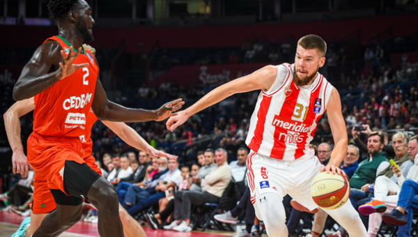 R. Giedraitis buvo naudingiausias, o „Crvena Zvezda“ iškovojo pergalę