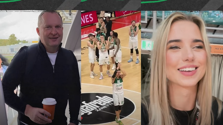 „Žalgirio“ užkulisiai: pirmoji E. Jurgaitytės Eurolygos išvyka (VIDEO)