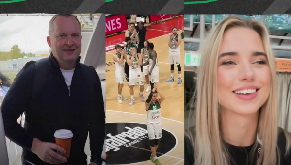 „Žalgirio“ užkulisiai: pirmoji E. Jurgaitytės Eurolygos išvyka (VIDEO)