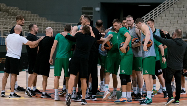 Pamatykite: „Žalgirio“ ekipos treniruotė prieš rungtynes su „Panathinaikos“ (VIDEO)