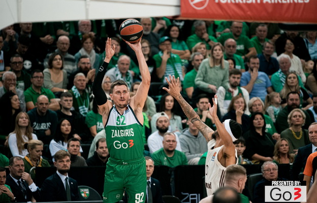 „Žalgiris“ po atkaklios kovos Kaune palaužė „Bayern“