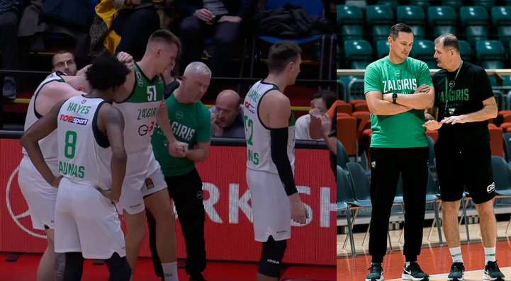 A. Butkevičiaus ir B. Maneko traumos: ar „Žalgiris“ ieškos pamainos?