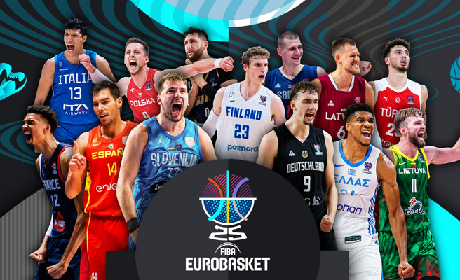 FIBA pristatė 2025-ųjų Europos čempionato logotipą
