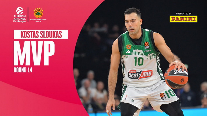 Eurolygos savaitės MVP titulas - K. Sloukui (VIDEO)