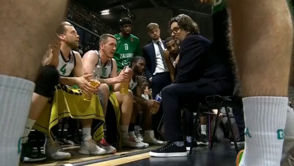 Pamatykite: A. Trinchieri emocijos per minutės pertraukėles prieš ASVEL