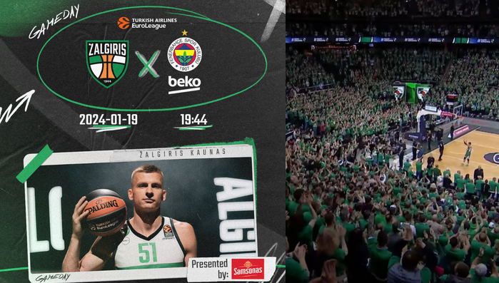 Šaro viešnagė Kaune: „Žalgiris“ ir „Fenerbahče“ (Tiesiogiai)