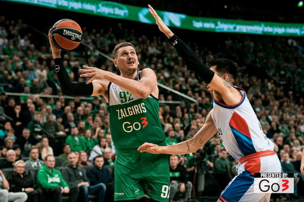 „Žalgiris“ užtikrintai nugalėjo „Anadolu Efes“ krepšininkus