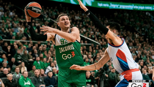 „Žalgiris“ užtikrintai nugalėjo „Anadolu Efes“ krepšininkus