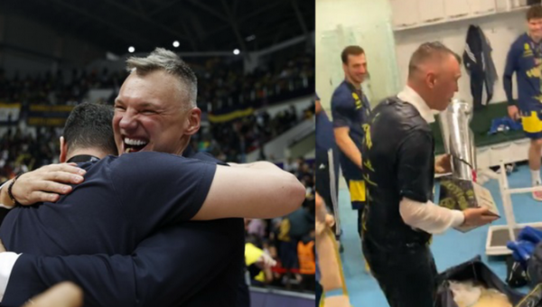 Pamatykite: Š. Jasikevičiaus ir „Fenerbahče“ triumfo akimirkos Turkijoje