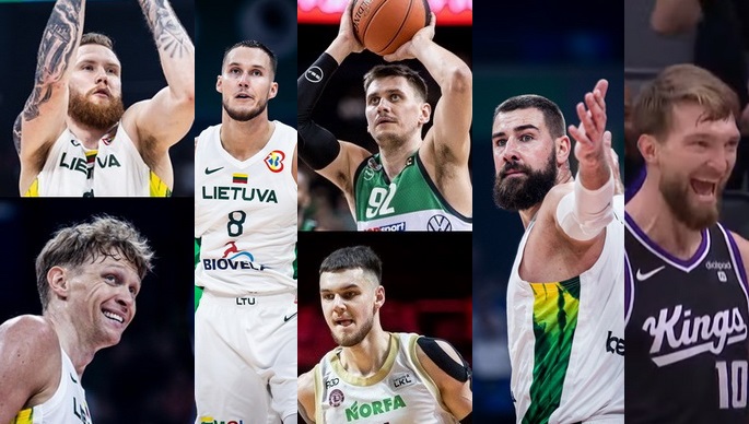 Sudarytas šio sezono Lietuvos krepšininkų reitingas: NBA bokštai - sąrašo viršūnėje