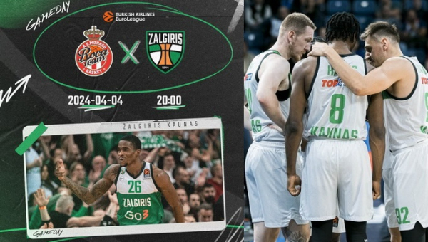 Žūtbūtinės Eurolygos rungtynės: „Monaco“ - „Žalgiris“ (Tiesiogiai)