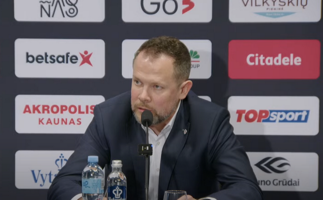 G. Žibėnas: „Žalgiris“ į rungtynes pasižiūrėjo rimtai“