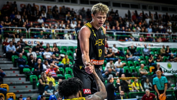 AEK šventė pergalę, o M. Kuzminskas buvo arti trigubo dublio