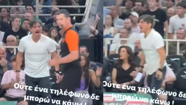 Išvyskite: „Panathinaikos“ savininkas Eurolygos ketvirtfinalyje užsipuolė teisėją
