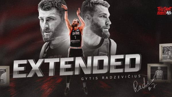 Oficialu: „Rytas“ išsaugojo G. Radzevičių