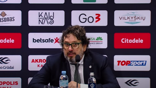 A. Trinchieri kaltino teisėjus: „Vienas švilpukas sujaukė situaciją“