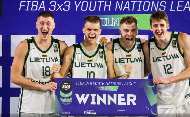 Pirmajame 3x3 Tautų lygos etape – skirtingi Lietuvos jaunimo rinktinių pasirodymai