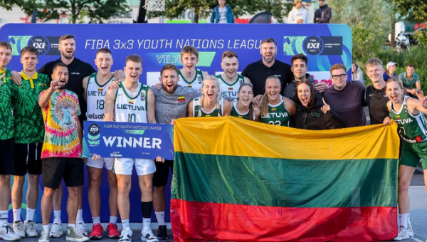 3x3 Tautų lygos etape – abiejų Lietuvos rinktinių triumfas