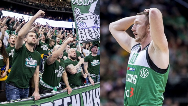 „Žalgirio“ sirgaliai: „Gaila tik, kad per anksti Šmitas mintimis persikėlė, net nebaigė sezono“