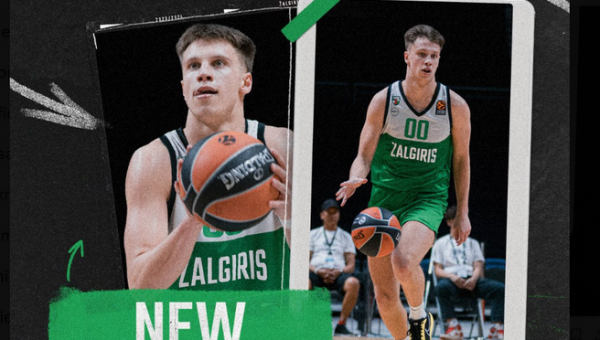 „Žalgiris“ susiejo ateitį su sparčiai tobulėjančiu 17-mečiu kauniečiu