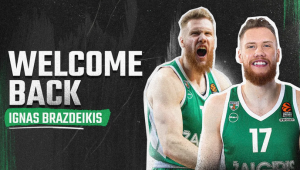 Oficialu: I. Brazdeikis vėl vilkės „Žalgirio“ marškinėlius