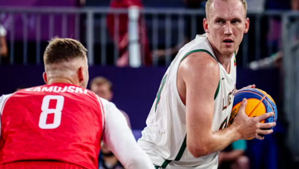 A. Pukelis atsidūrė simbolinėje olimpinių žaidynių 3×3 krepšinio komandoje