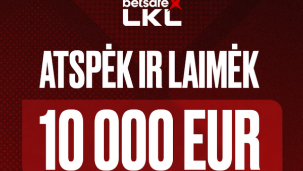 LKL kviečia laimėti 10 tūkst. eurų