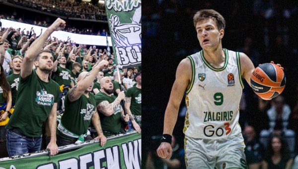 „Žalgirio“ fanai: „Duokite greičiau Giedraičiui naują kontraką, kol jo niekas neišpirko“