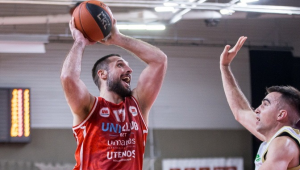 Galingas ketvirtojo kėlinio spurtas leido panevėžiečiams triumfuoti Utenoje