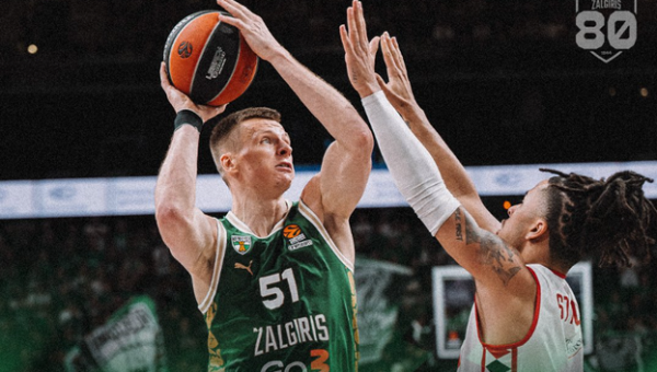 „Žalgiris“ pagerino geriausią klubo startą Eurolygoje: nugalėjo „Monaco“