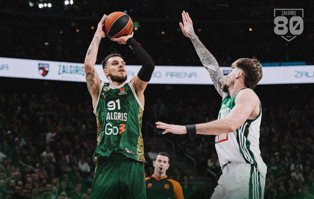 „Žalgiris“ ant menčių paguldė „Panathinaikos“ ekipą