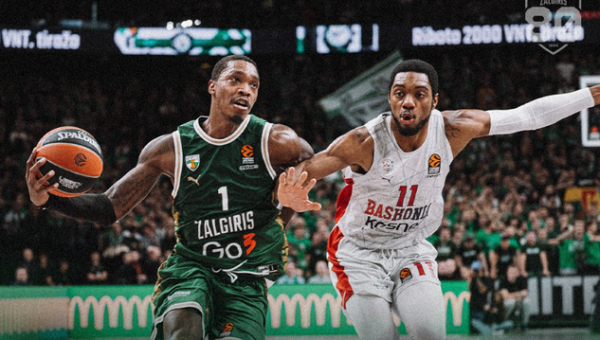 „Žalgiriui“ nepavyko Kaune nugalėti „Baskonia“ komandos