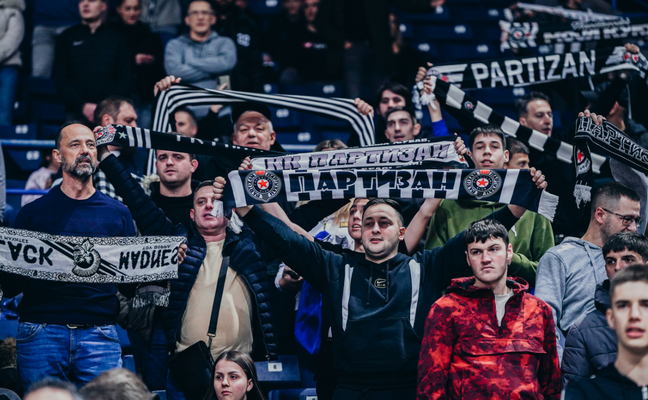 Eurolyga „Partizan“ klubui skyrė 50 tūkst. eurų baudą