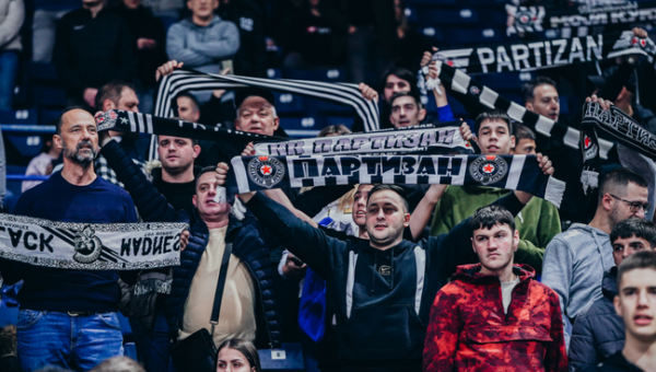 Eurolyga „Partizan“ klubui skyrė 50 tūkst. eurų baudą