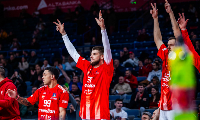 R. Giedraitis – vėl itin blankus, bet „Crvena Zvezda“ neturėjo vargo prieš „Cibona“