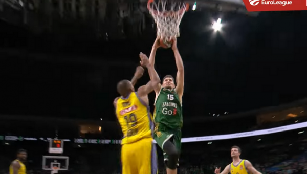 L. Biručio dėjimas pateko tarp gražiausių Eurolygos turo epizodų (VIDEO)