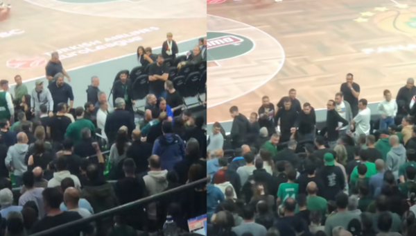 Iš OAKA arenos išvaryti du „Žalgirio“ fanai