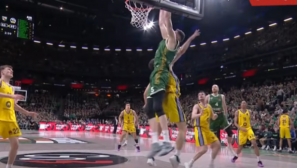 Eurolygos 25 turo epizodų dešimtuke – L. Biručio dėjimas (VIDEO)