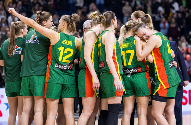 Lietuvės dramatiškai nusileido Europos čempionėms