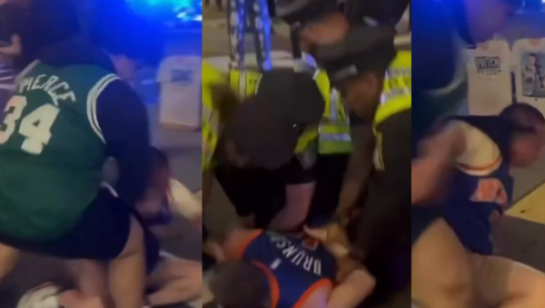 Po pusfinalio mačo - „Knicks“ ir „Celtics“ fanų muštynės (VIDEO)