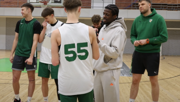 S. Francisco netikėta dovana pradžiugino talentingą „Žalgirio“ jaunuolį (VIDEO)