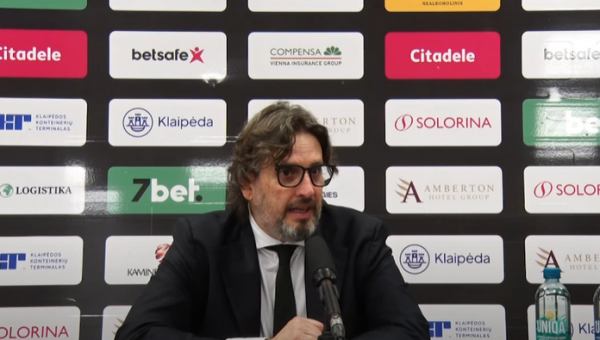 A. Trinchieri: „Jonava yra tarsi „Thunder“ ar „Fenerbahče“ (VIDEO)