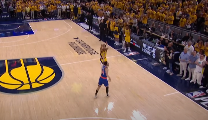Gražiausias NBA nakties epizodas - labai tolimas T. Haliburtono metimas (VIDEO)